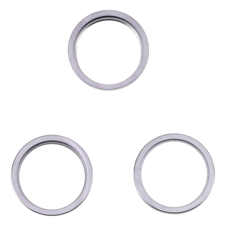 Metal Outside Protector Hoop Ring for iPhone 14 Pro Rear Camera (Grey, 3PCS)