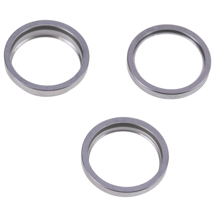 Rear Camera Metal Protector Hoop Ring for iPhone 14 Pro Max (Grey)