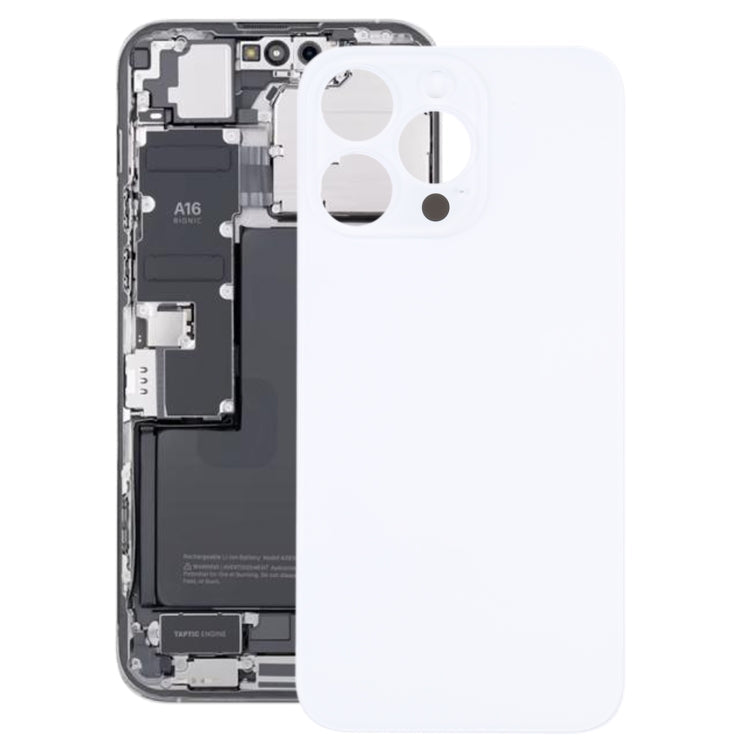 Silver Back Cover for iPhone 14 Pro