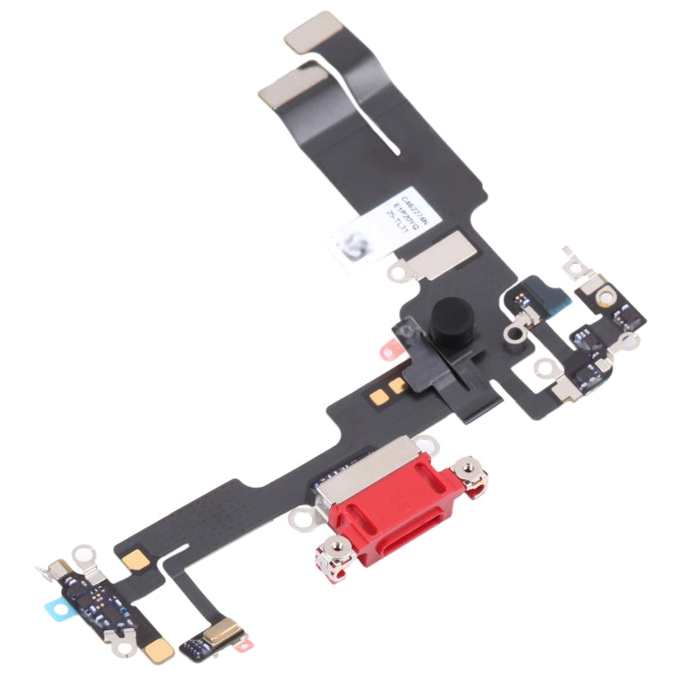 Red Charging Port Flex Cable for iPhone 14