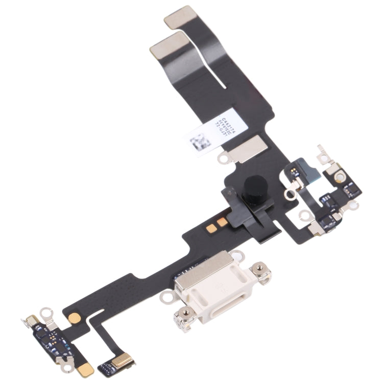 White Charging Port Flex Cable for iPhone 14