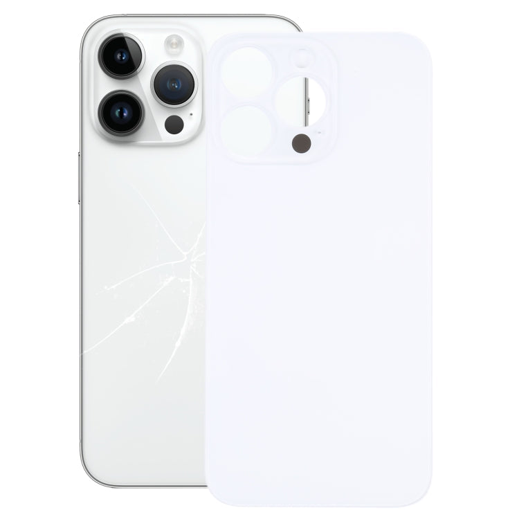 Sleek Glass Back Cover with Big Camera Hole for iPhone 14 Pro