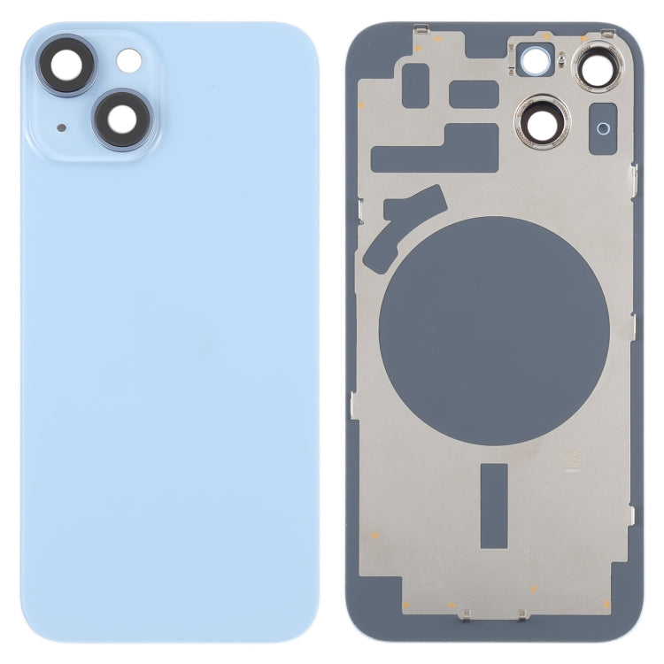 Blue Back Housing Cover with Camera Lens for iPhone 14 Plus