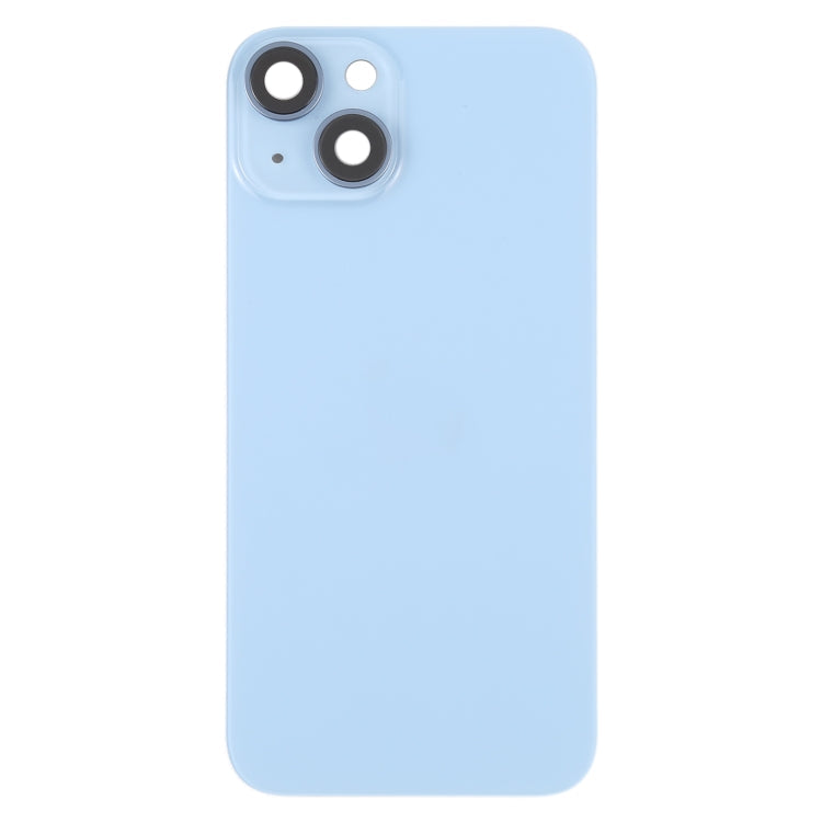Blue Back Housing Cover with Camera Lens for iPhone 14 Plus