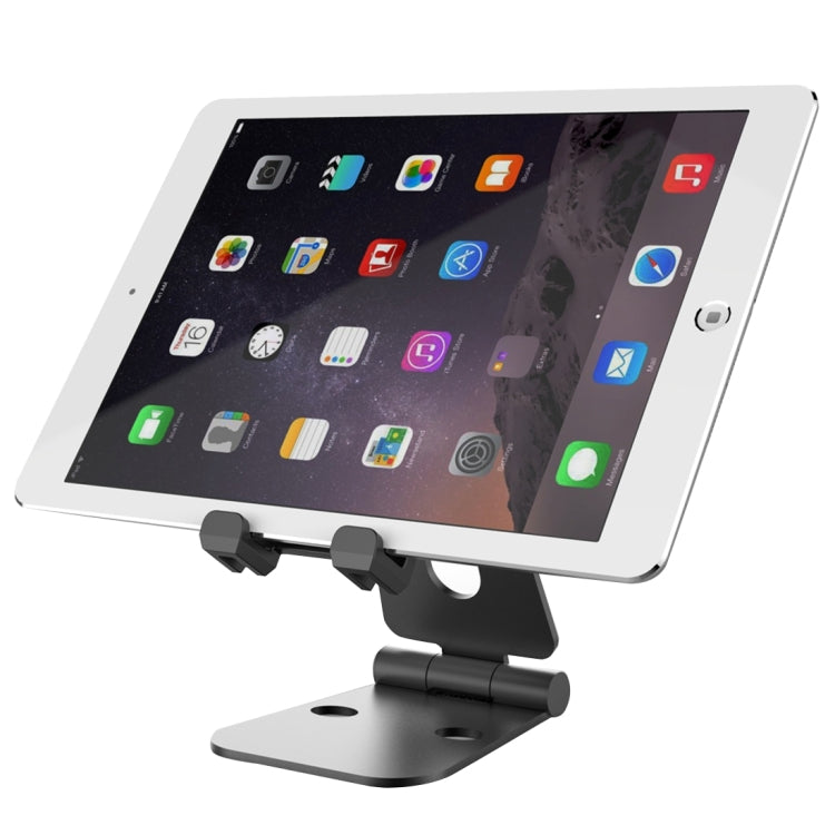 Adjustable Aluminum Tablet Holder Stand - Black