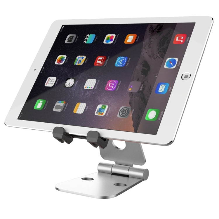 Adjustable Aluminum Alloy Tablet Stand in Silver