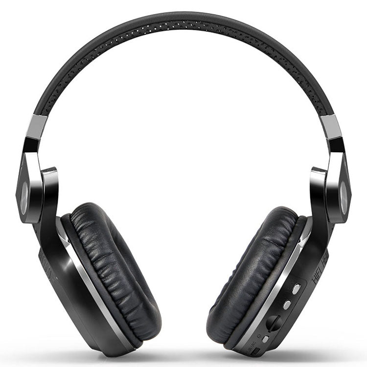 Bluedio T2+ Turbine Wireless Bluetooth 4.1 Stereo Headphones Headset with Mic & FM Radio, Black