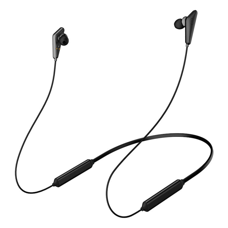 Q60 Magnetic Suction Universal Bluetooth Earphones - Black