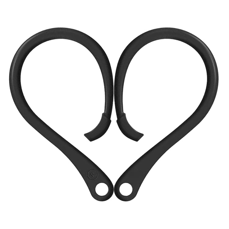 Anti-lost Silicone Earphone Ear-hook for AirPods 1 / 2 / Pro (Black)