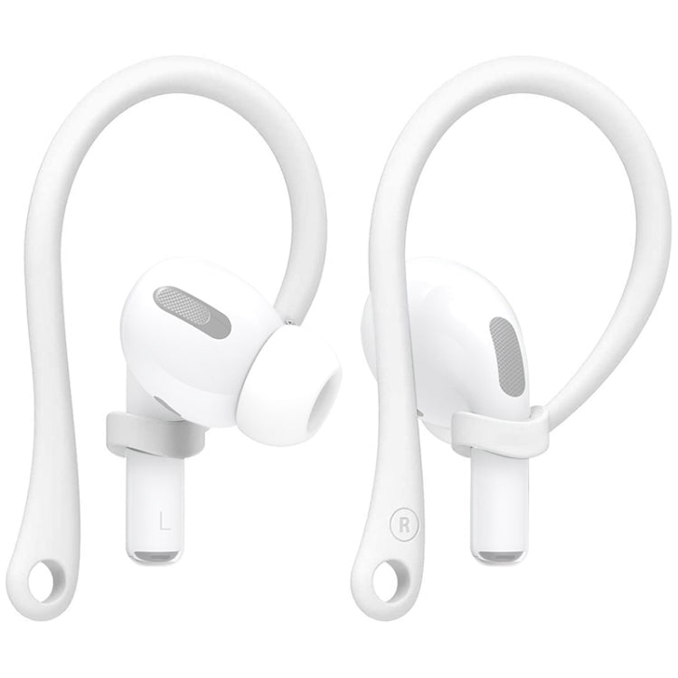 Anti-lost Silicone Earphone Ear-hook for AirPods 1/2/Pro (Clear White)