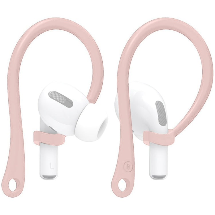 Pink Anti-lost Silicone Earphone Ear-hooks for AirPods 1 / 2 / Pro