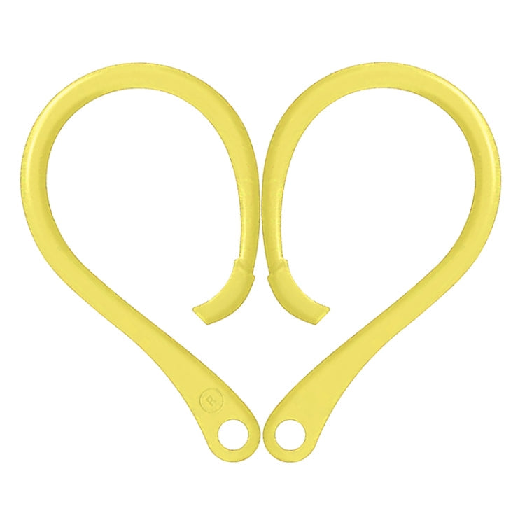 Yellow Anti-lost Silicone Earphone Ear-hooks for AirPods 1 / 2 / Pro