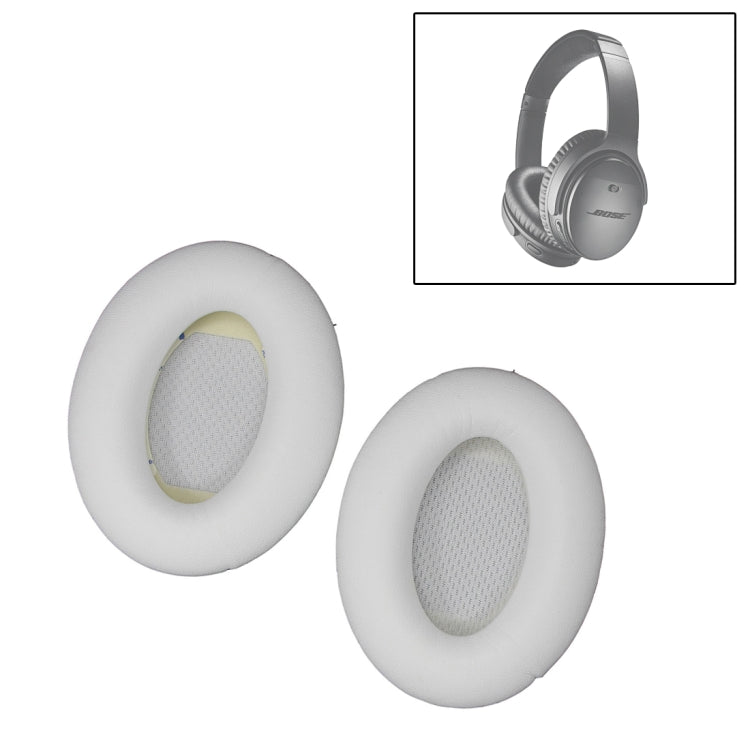 White Replacement Cushion Sponge Covers for Bose Headset
