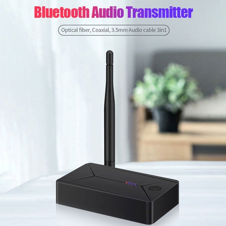 TX13 3 in 1 Portable Bluetooth 5.0 Audio Transmitter with Optical and Coaxial Inputs