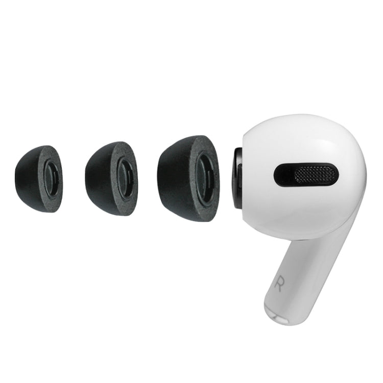 Slow Rebound Foam Earmuffs for AirPods Pro, Size M - Black