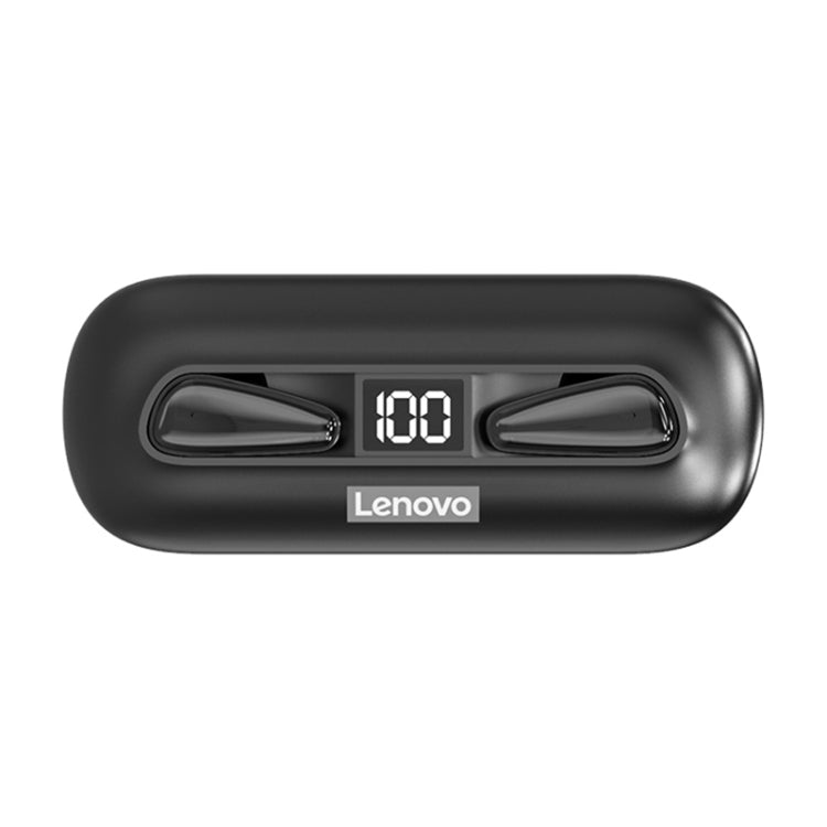Lenovo LivePods XT95 - Ultra-thin Wireless Bluetooth Earphones with Charging Box (Black)