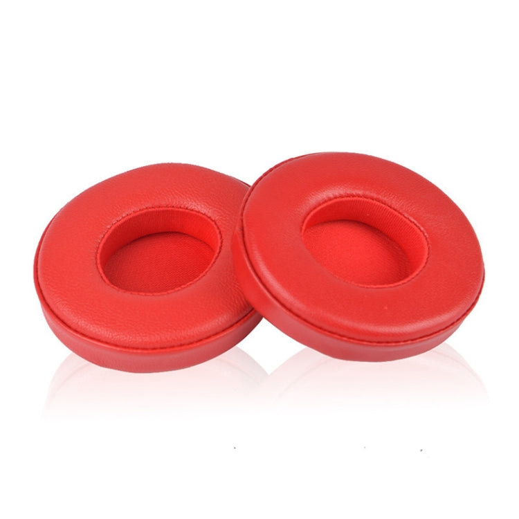 Leather Headphone Case for Beats Solo2.0/Solo3.0, Wired Version (Red)