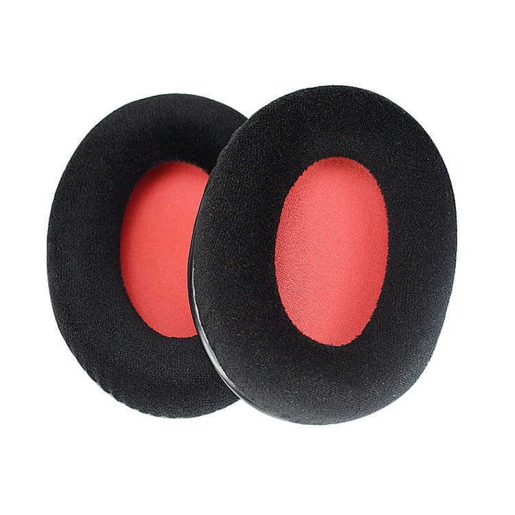 2 Pack Replacement Flannel Red Net Sponge Earpads for Kingston HyperX Cloud II Headphones