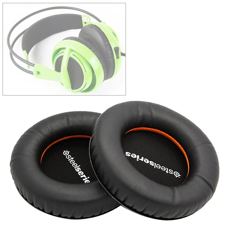 Steelseries Siberia V1 / V2 English Letter Pattern Headphone Cushion Sponge Covers Replacement Kit