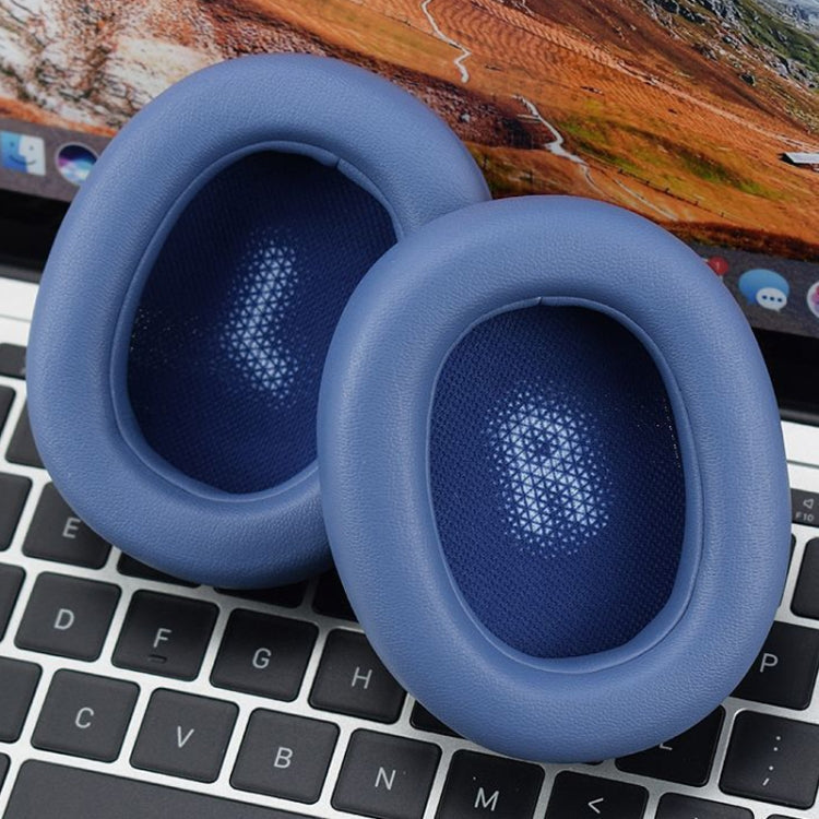 JBL Everest Elite 750NC Headphones Imitation Leather + Foam Soft Earphone Protective Cover Earmuffs, One Pair (Blue)