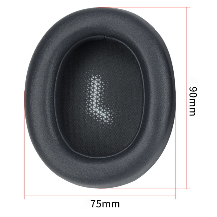 JBL Everest Elite 750NC Headphones Imitation Leather + Foam Soft Earphone Protective Cover Earmuffs, One Pair (Blue)