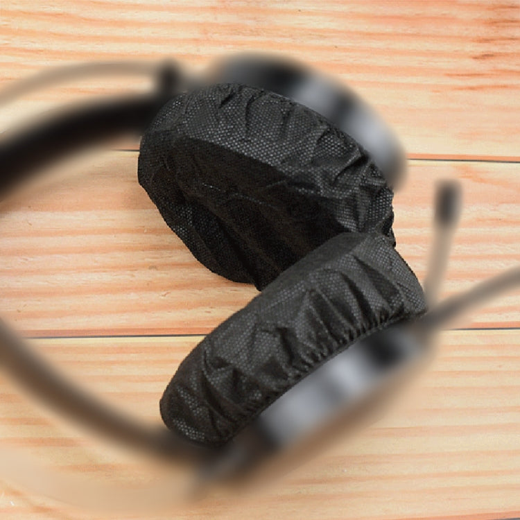 Disposable Earphone Earmuffs Provide Dust, Sweat, and Breathability Protection (Black)