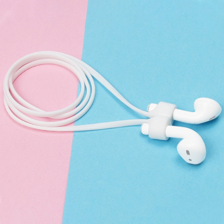 Wireless Bluetooth Headset Anti-lost Rope Lanyard for Apple AirPods 1 / 2 (White)