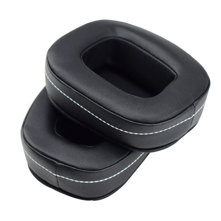 2 PCS Soft Sponge Earphone Protective Cover Earmuffs for DENON AH-D600 / AH-D7100 (Black White)