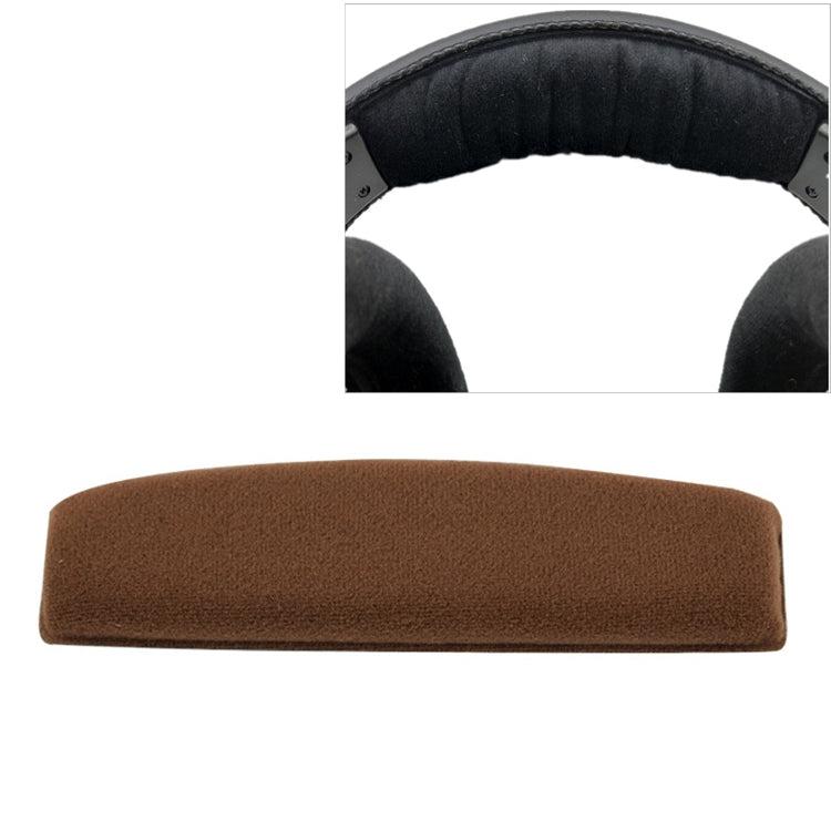 Flannel Replacement Headband Cover for Sennheiser Headphones (Brown, 2 PCS)