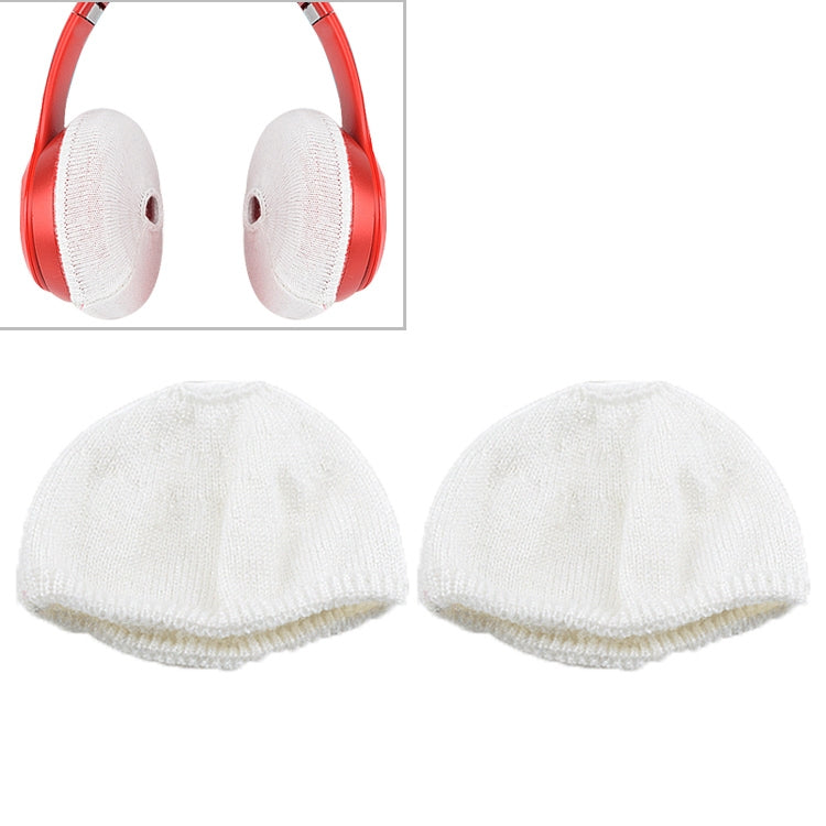 White Knitted Protective Case for Beats Solo2/Solo3 - Set of 2