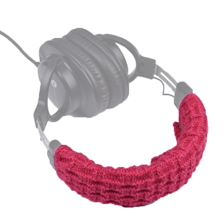 Red Knitted Headphone Protective Case for Beats Studio2 / ATH-MSR7 / Sennheiser