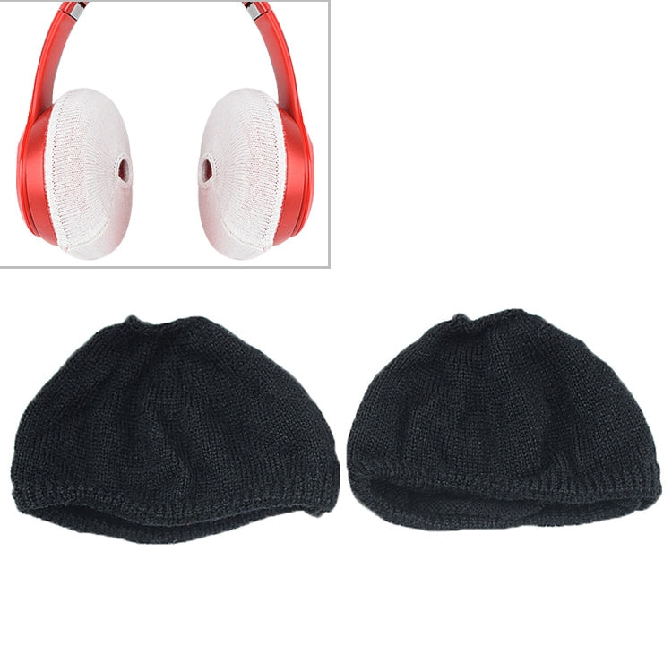 Knitted Headphone Protective Case for Beats Studio2 - Set of 2 (Black)