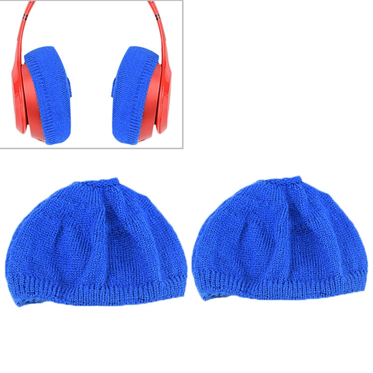 Blue Knitted Headphone Dustproof Protective Case for Beats Studio2 - Set of 2