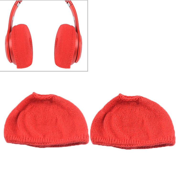 2 Pack Red Knitted Headphone Dustproof Cases for Beats Studio2
