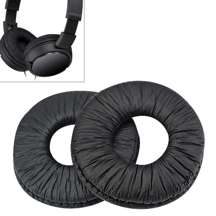 Black Sponge Headphone Protective Covers for Sony MDR-ZX110 / ZX100 / ZX300 / V150 / V300 (1 Pair)