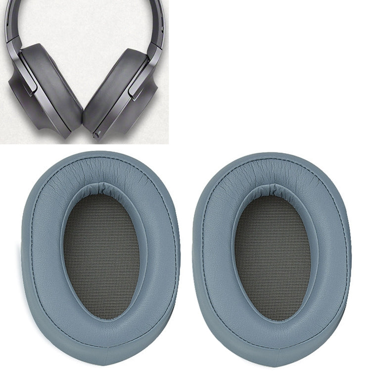 Sponge Headphone Protective Case for Sony MDR-100ABN/WH-H900N (Blue) with Net Cloth Design