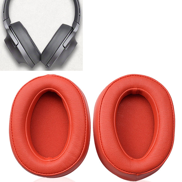 Red Sponge Headphone Protective Case for Sony MDR-100ABN / WH-H900N