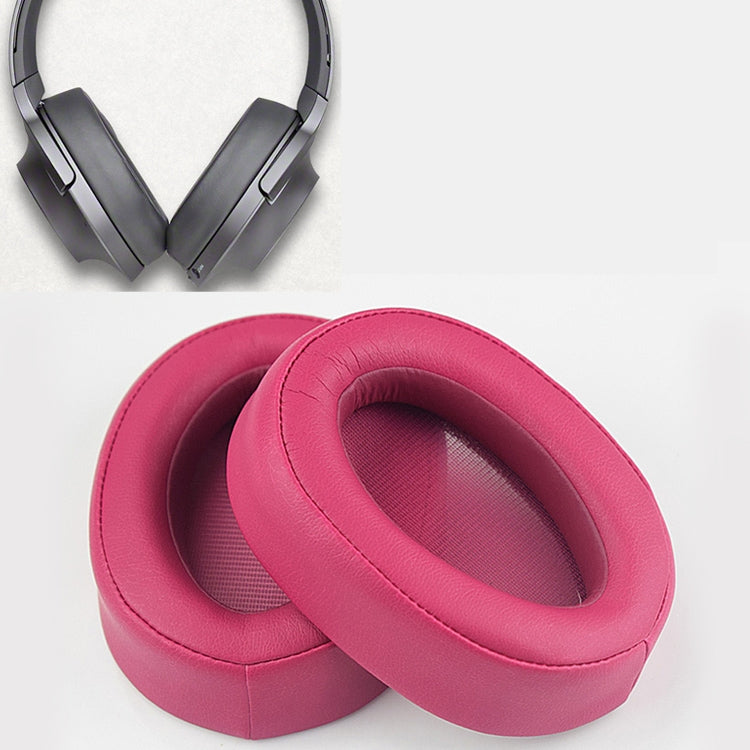 Rose Red Sponge Headphone Protective Case for Sony MDR-100ABN / WH-H900N with Enhanced Design