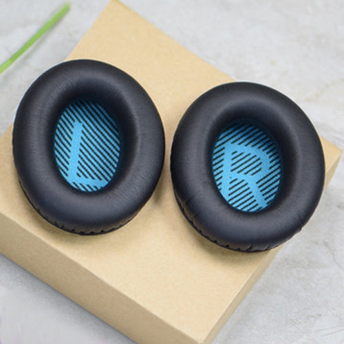 Soft Earmuff Headphone Jacket for BOSE Headphones (Black Blue)