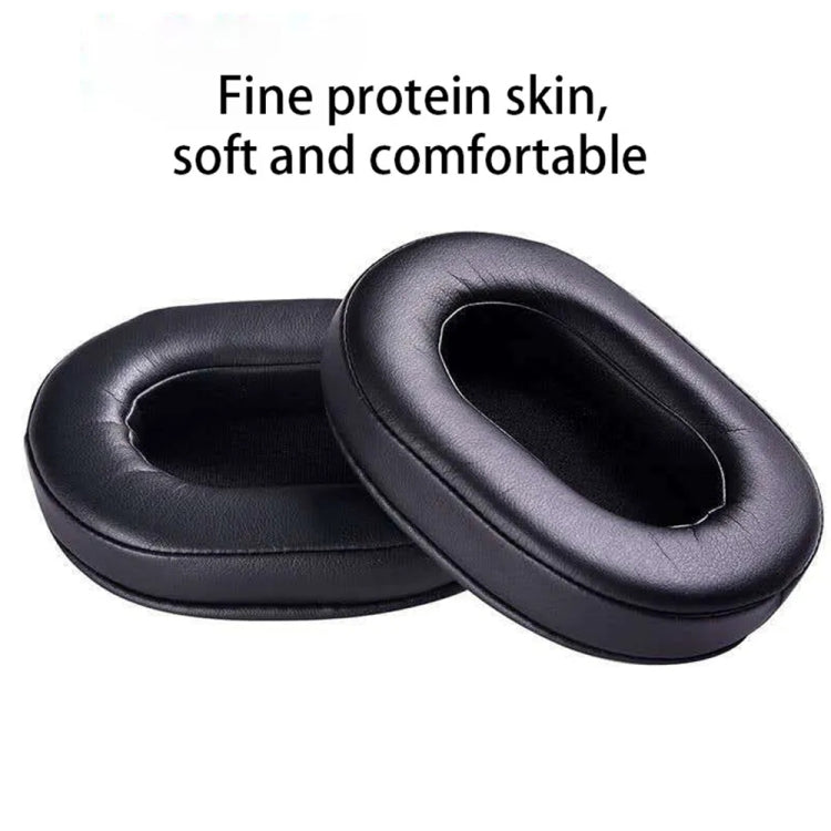 Cozy Soft Sponge Earmuff Headphone Jackets for Audio-Technica Headphones (Black)