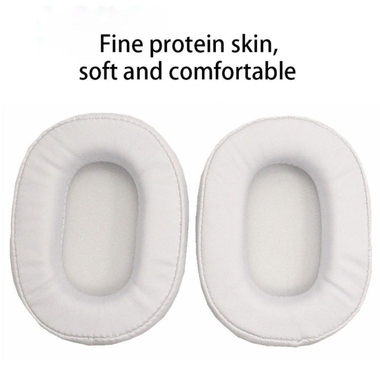 Soft Sponge Earmuff Headphone Jackets for Audio-Technica Headphones (White)