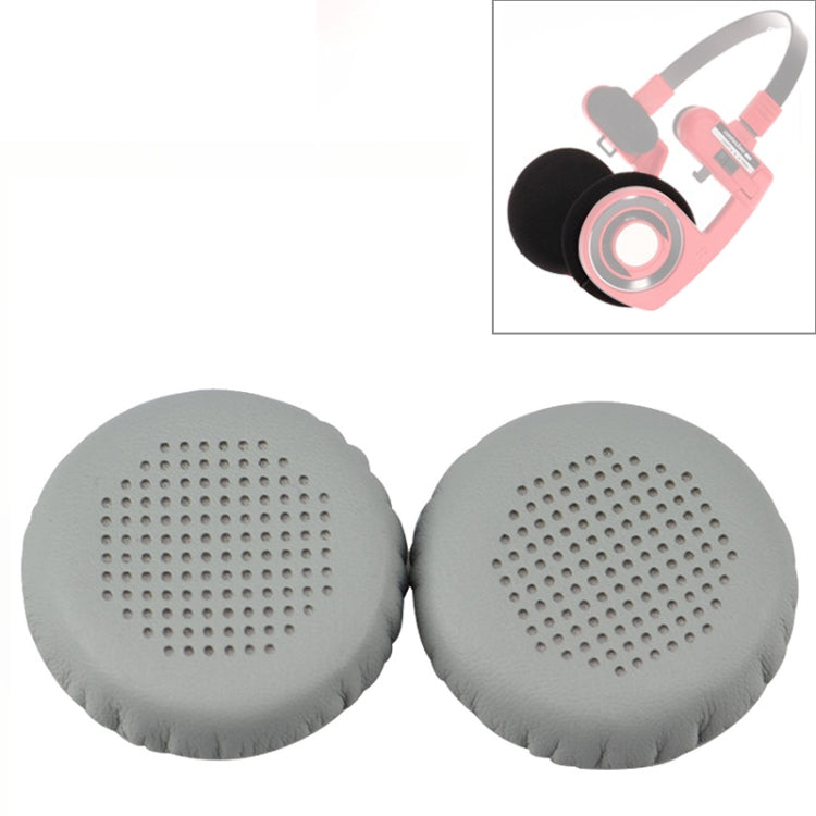 2-Pack Protein Leather Protective Earmuffs for KOSS PP / SP Headphones (Grey)