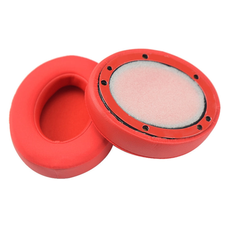 Red 2-Piece Protective Ice Gel Earmuffs for Beats Studio 2.0 / 3.0 Headphones