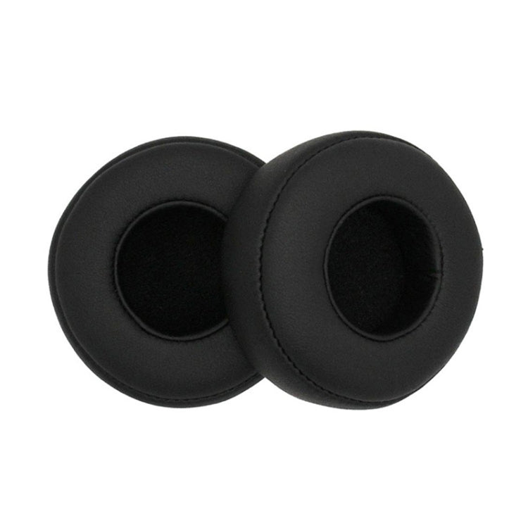 Black Leather Sponge Earmuffs for Beats Studio Mixr Headphones - 2 PCS