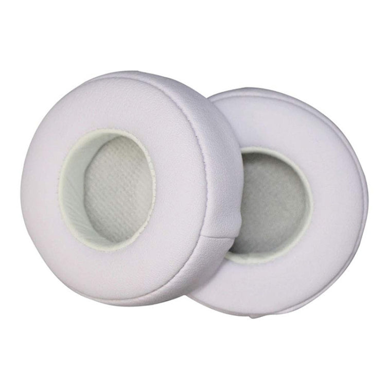 Protective Leather Covers and Sponge Earmuffs for Beats Studio Mixr Headphones (White, 2 PCS)