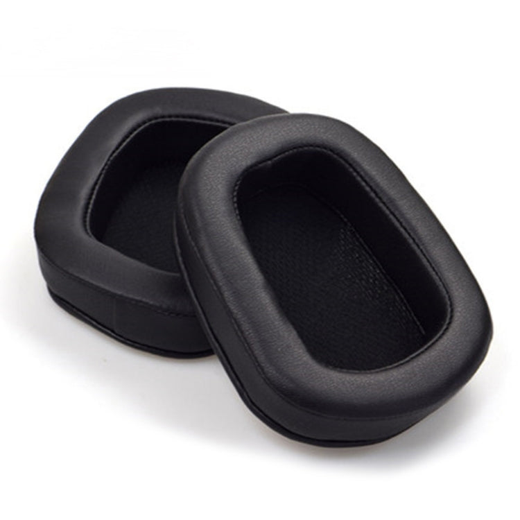 2 Pack Logitech G633 G933 Earphone Cushion Covers with Mesh and Leather Earmuffs