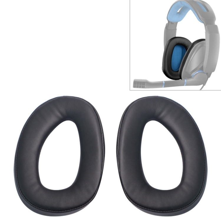 2 Pack of Replacement Earpads for Sennheiser GSP300 / GSP301 / GSP302 / GSP303 / GSP350 Earphones without Mesh