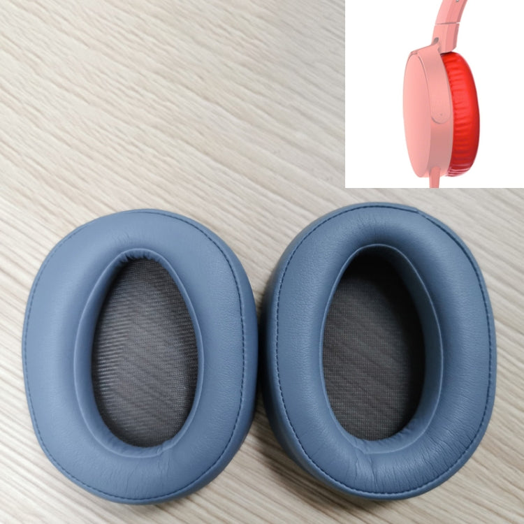 Blue Mesh Replacement Earpads for Sony MDR-100ABN / WH-H900N Earphones