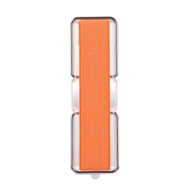 2 in 1 Universal Phone/Tablet Holder and Finger Grip Stand (Orange)