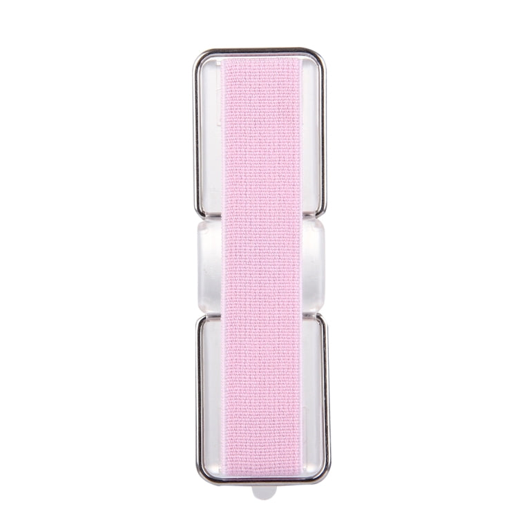 2 in 1 Compact Universal Phone and Tablet Holder with Slim Finger Grip (Pink)